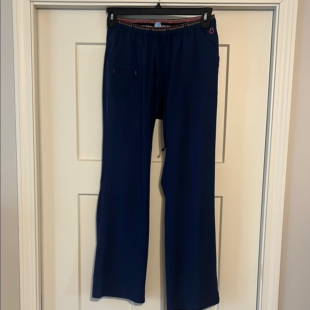 HeartSoul Women's Navy Blue Scrub SET - Picture 3 of 4